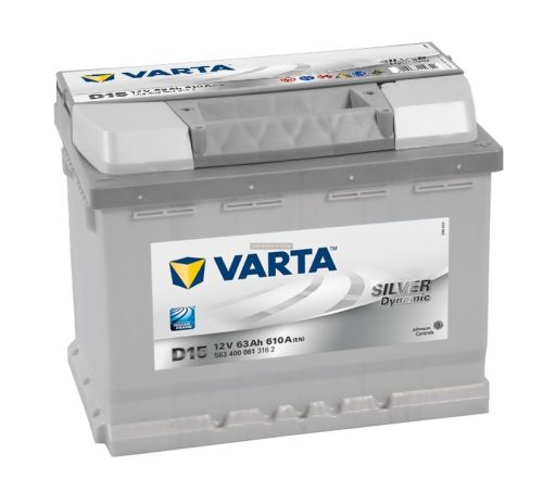 VARTA SILVER Dynamic 5634000613162 12V 63Ah/610A autó akkumulátor