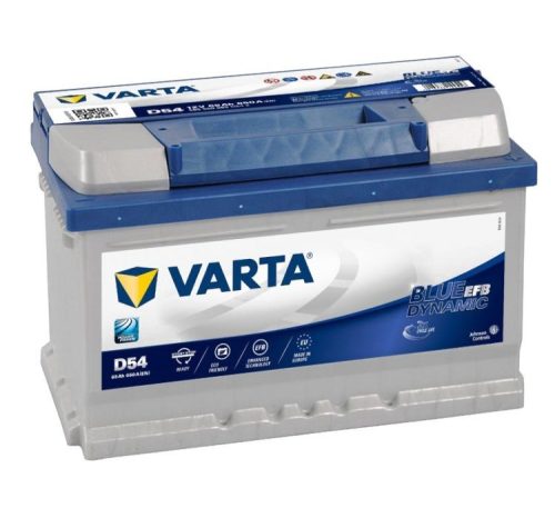VARTA Blue Dynamic D54 EFB  12V 65Ah/650A Autó Akkumulator  Jobb+