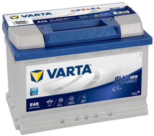VARTA Blue Dynamic N70 EFB 12V 70Ah/760A Autó akkumulator Jobb+