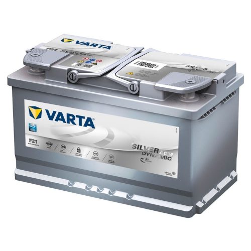 VARTA SILVER Dynamic F21 AGM 12V 80Ah/800A Autó AkkumulátorJobb+