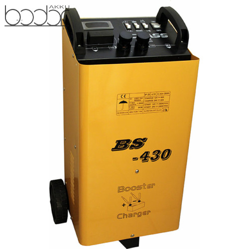 BS430 12V-24V 60A akkumulátor töltő 400A bikázó