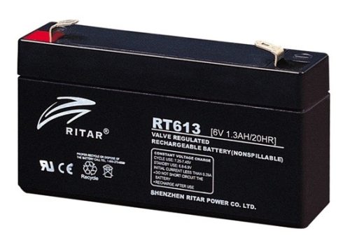 Ritar RT613-F1 6V 1.3Ah zárt ólomakkumulátor