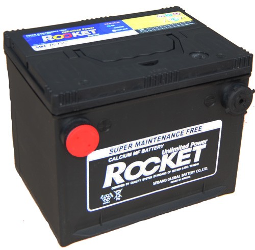 Rocket SMF75-710 12V 66Ah/710A oldalcsatlakozós akkumulátor