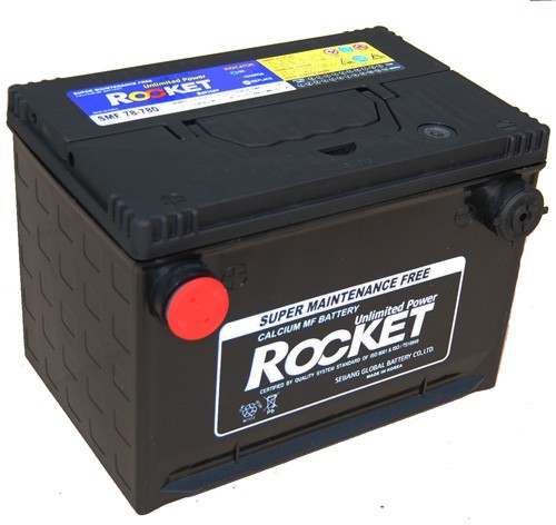 Rocket SMF78-780 12V 74Ah/780A oldalcsatlakozós akkumulátor
