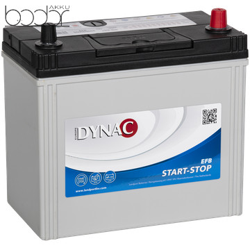 Dynac Start-Stop EFB 12v 50ah autó akkumulátor jobb+ ázsia