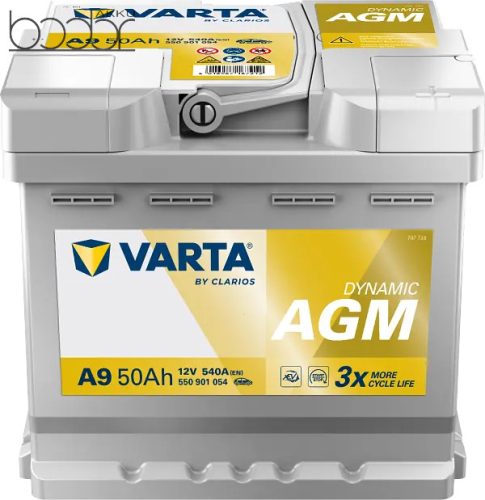 VARTA AGM A9 12V 50Ah 540A