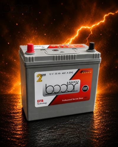 BodorAkku EFB 12V 55Ah (J+ vagy B+)