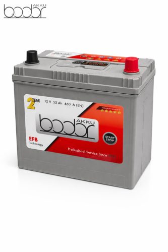 BodorAkku EFB 12V 55Ah (MODEL 3)