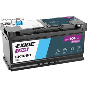 Exide AGM Start-Stop 12V 106Ah 950A