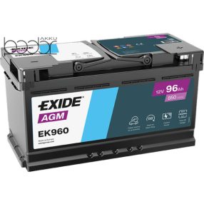   Exide AGM Stop-Start EK950 12V 95Ah/850A start/stop autó akkumulátor