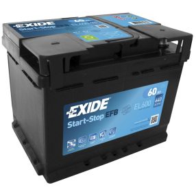   Exide EFB Stop-Start EL600 12V 60Ah/640A start/stop autó akkumulátor