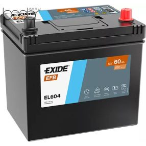   Exide Stop-Start EL604 12V 60Ah/520A start/stop autó akkumulátor