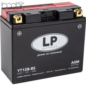   Landport 12V 11Ah 125A Bal+ YT12B-BS gondozásmentes motor akkumulátor