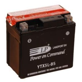 Landport YTX5L-BS / 12V 4Ah A Jobb+ motor akkumulátor