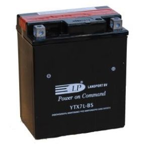 Landport YTX7L-BS / 12V 6Ah 85A Jobb+ motor akkumulátor